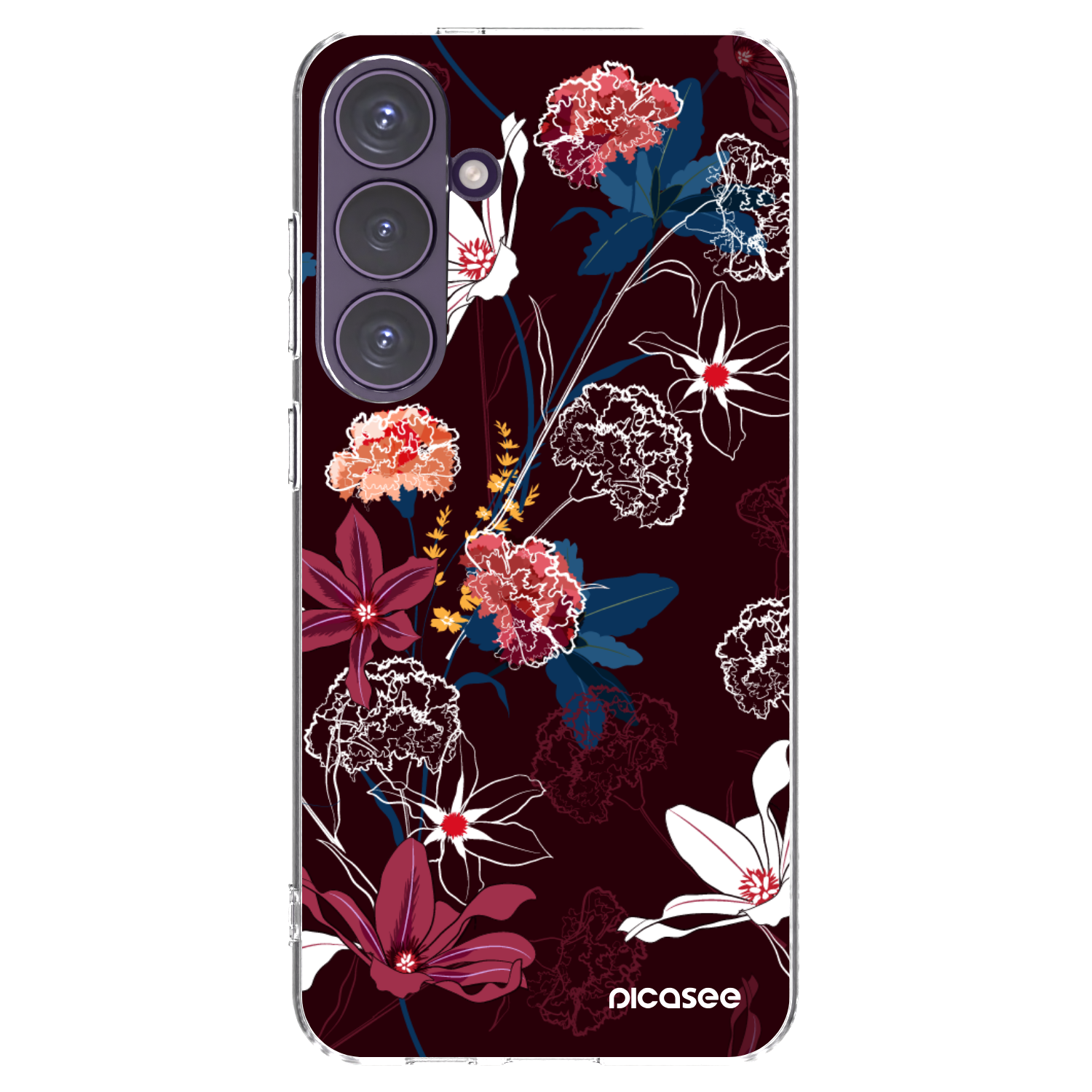 Picasee Samsung Galaxy S24+ S926B 5G Hülle - Transparentes Silikon - Dark Meadow