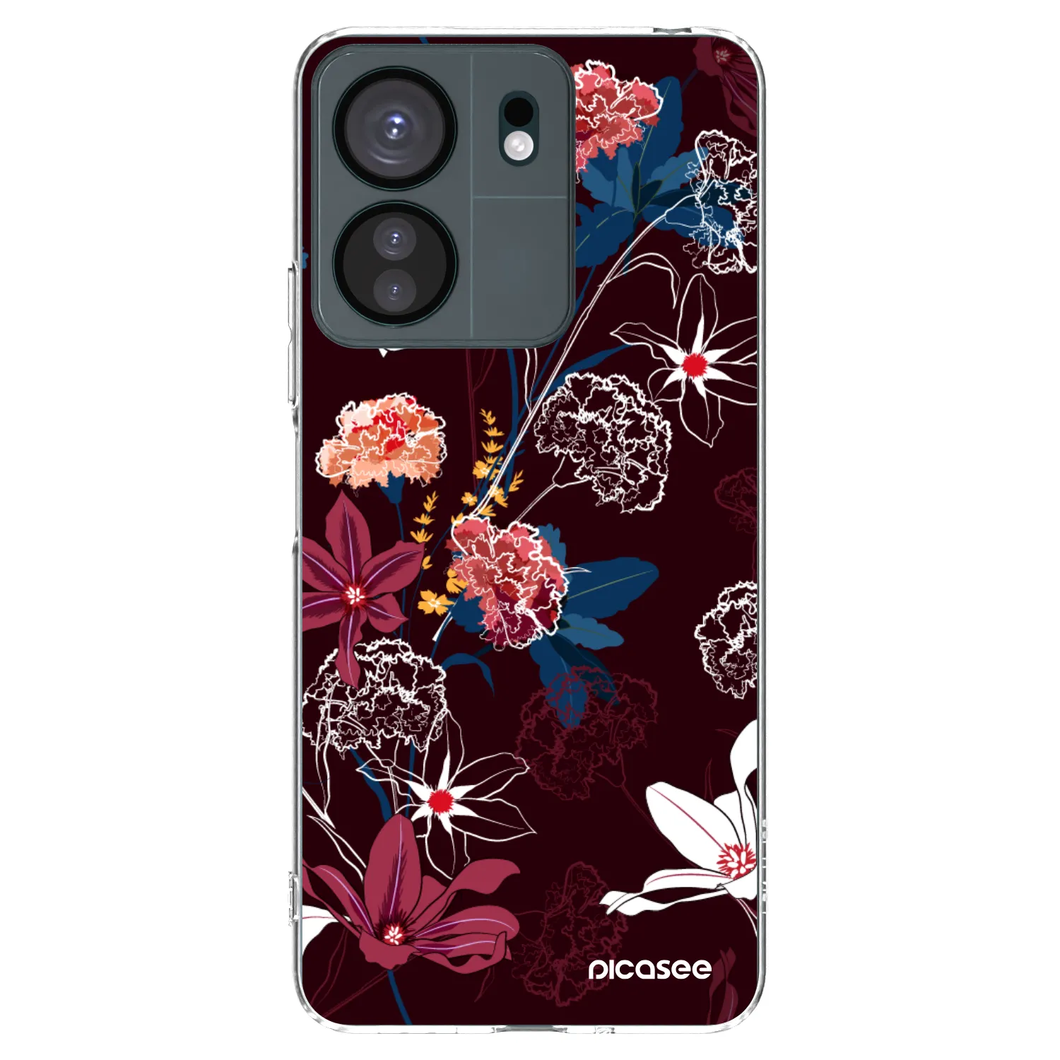 Picasee Xiaomi Redmi 13C 4G Hülle - Transparentes Silikon - Dark Meadow