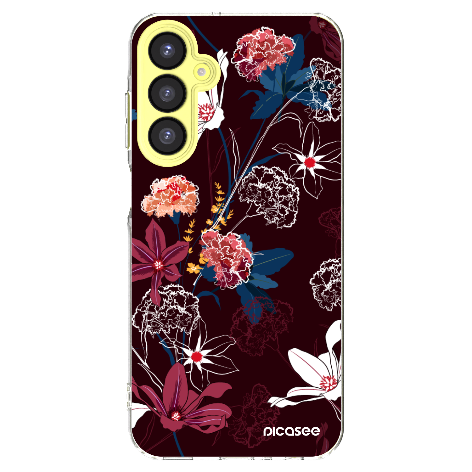 Picasee Samsung Galaxy A25 A256B 5G Hülle - Transparentes Silikon - Dark Meadow