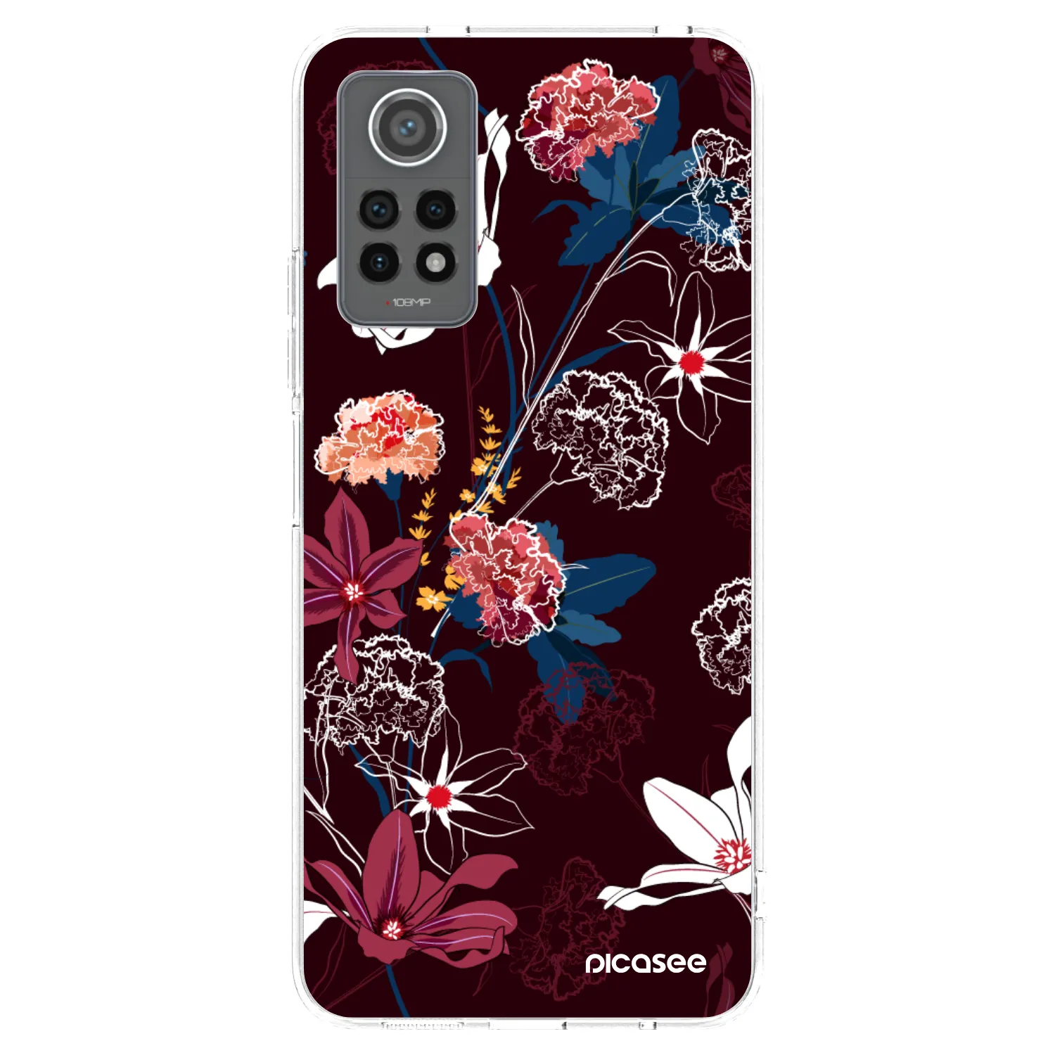 Picasee Xiaomi Redmi Note 12 Pro 4G Hülle - Transparentes Silikon - Dark Meadow