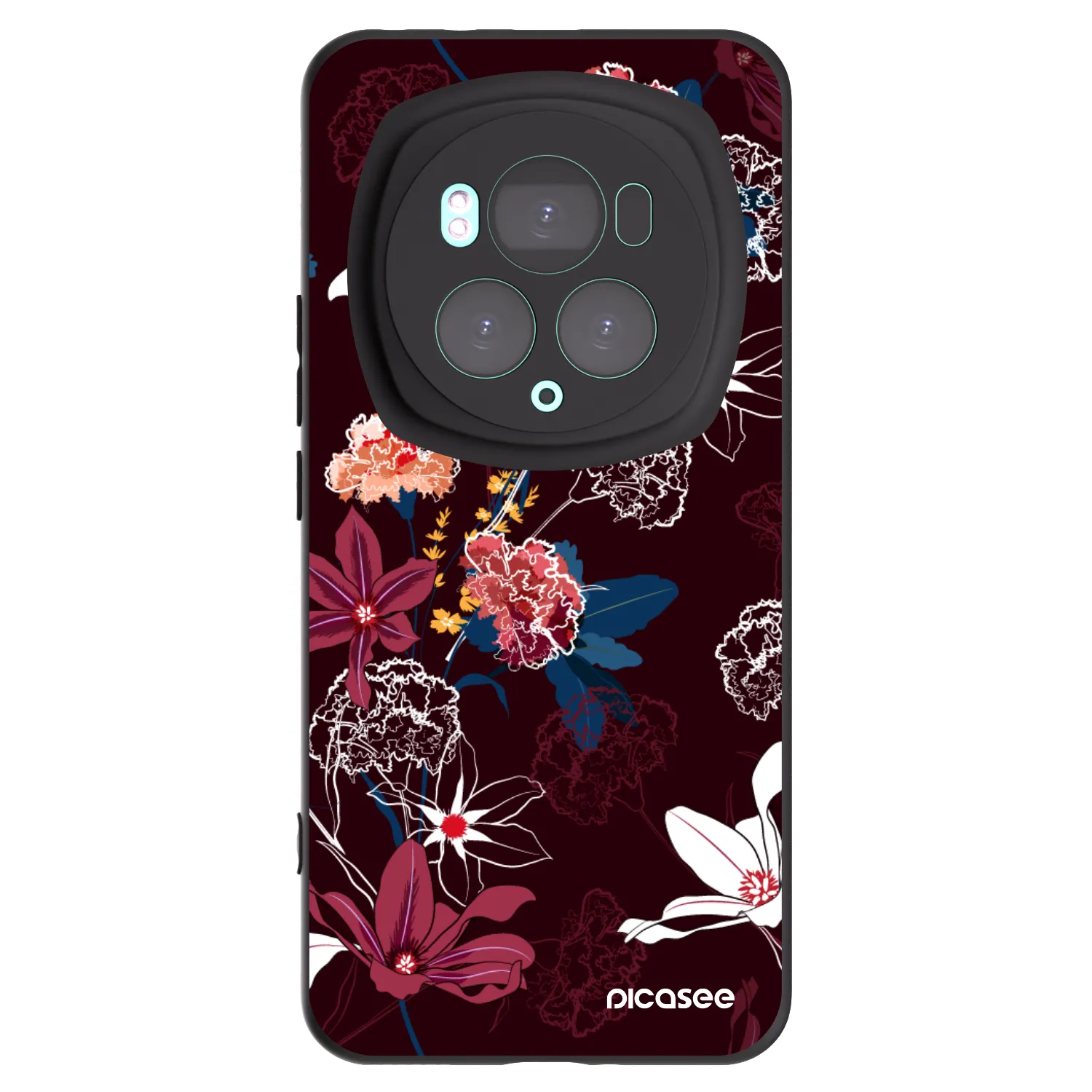 Picasee Honor Magic6 Pro Hülle - Schwarzes Silikon - Dark Meadow
