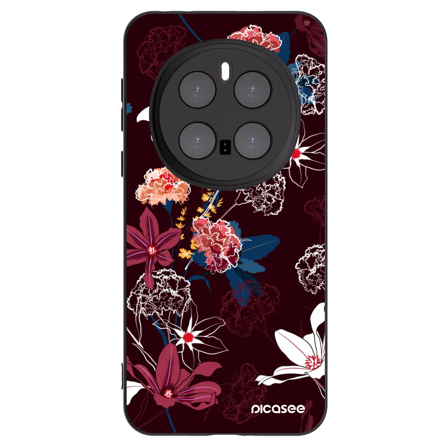 Picasee Honor Magic7 Pro 5G Hülle - Schwarzes Silikon - Dark Meadow