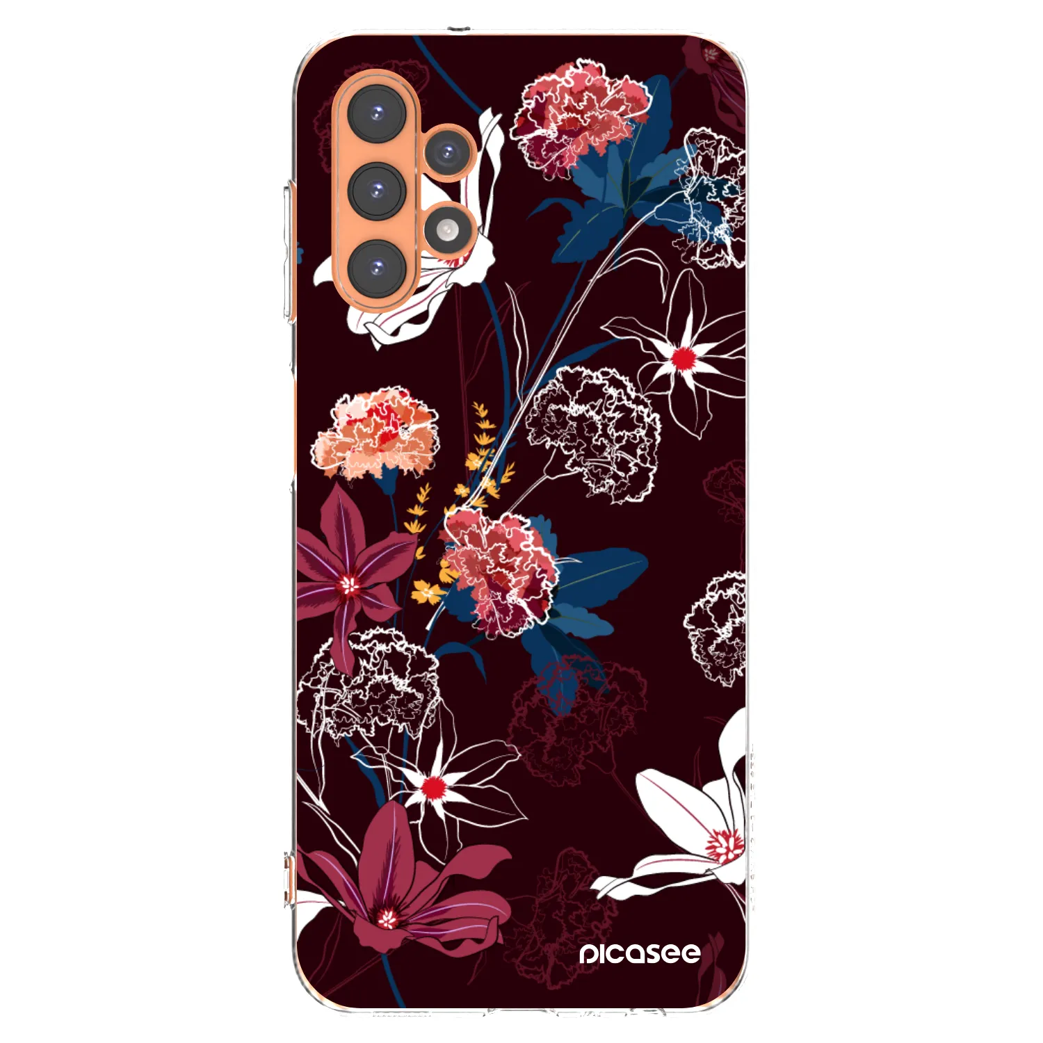 Picasee Samsung Galaxy A13 5G Hülle - Transparentes Silikon - Dark Meadow