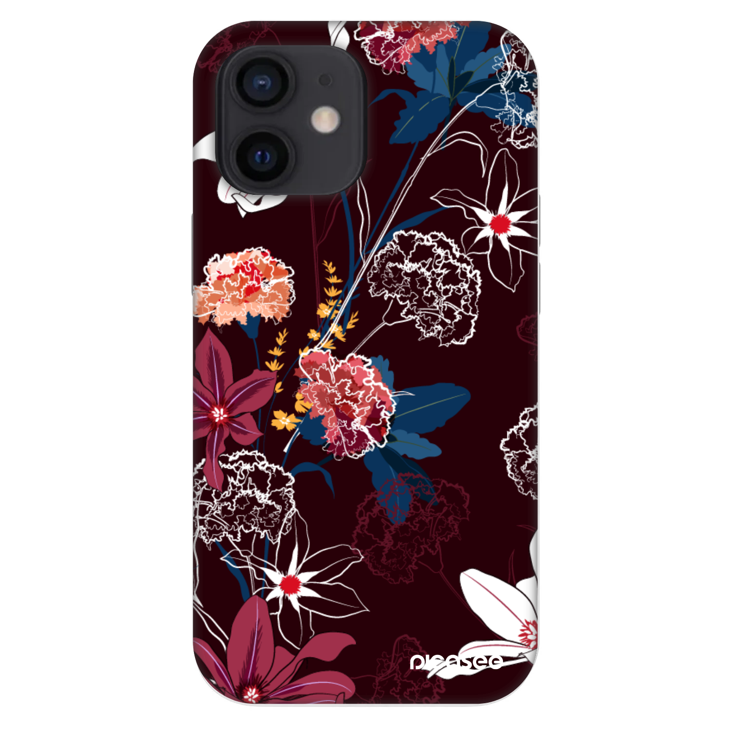 Picasee Fashion Case für Apple iPhone 12 mini - Dark Meadow