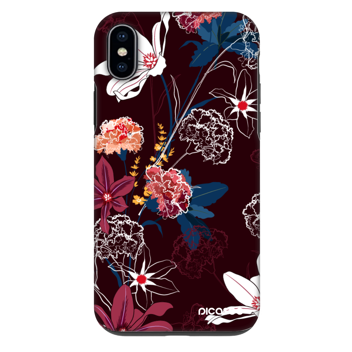 Picasee Fashion Case für Apple iPhone XS Max - Dark Meadow