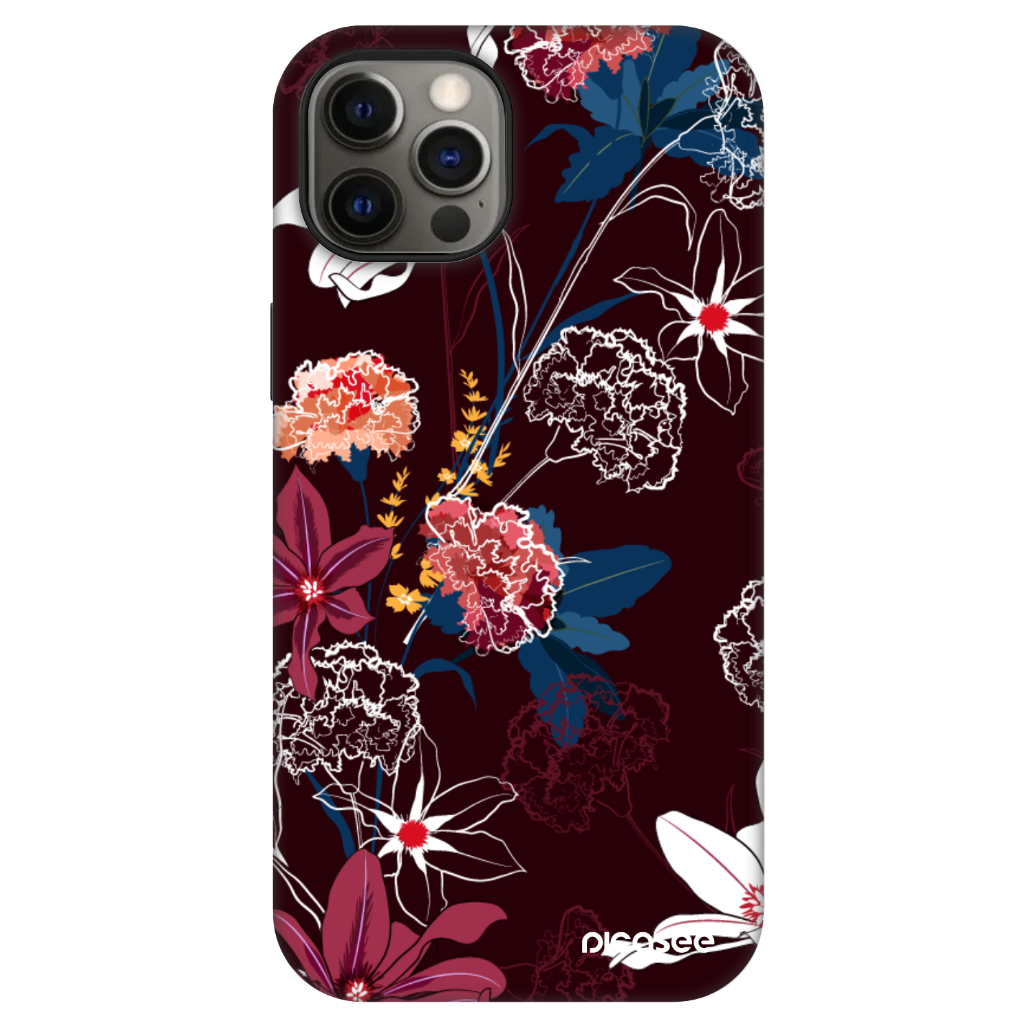 Picasee Fashion Case MagSafe für Apple iPhone 12 - Dark Meadow