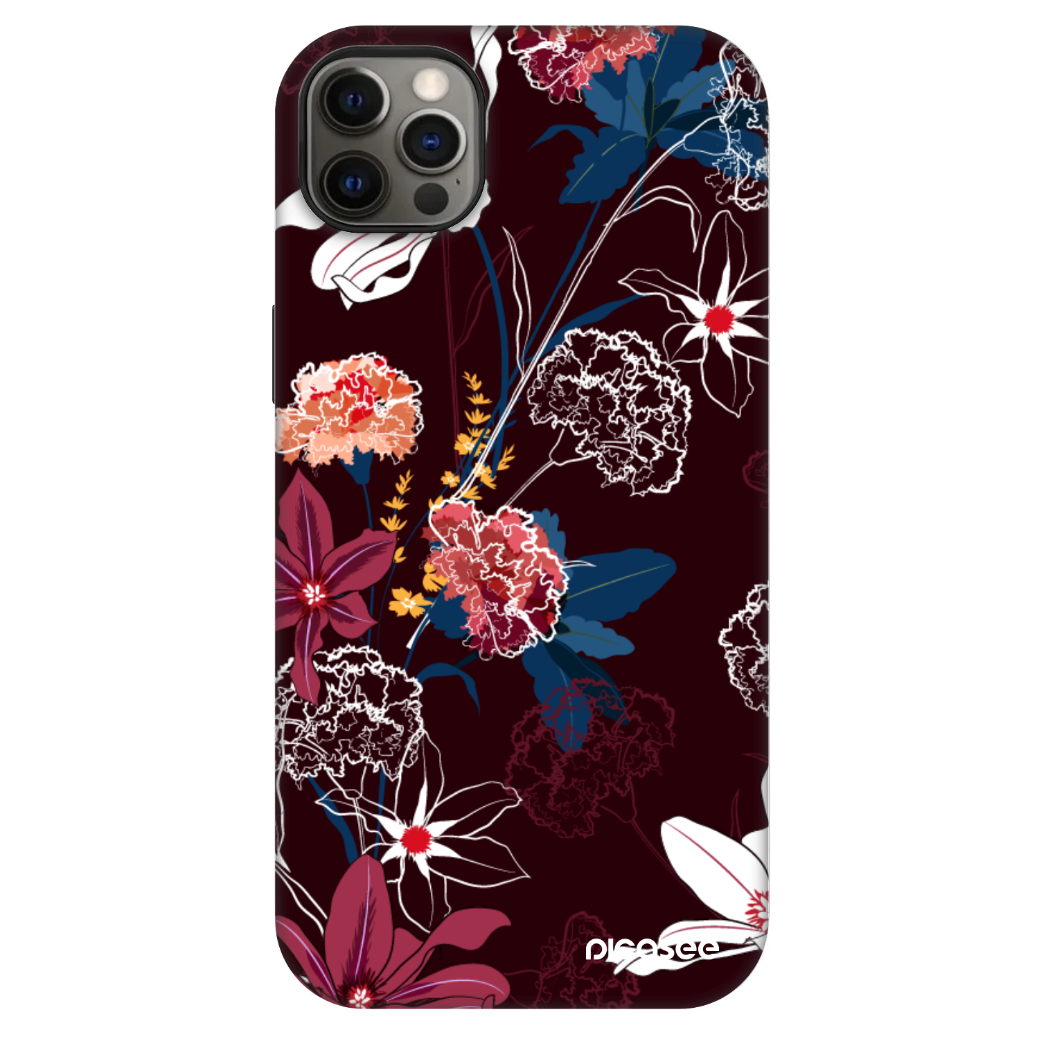 Picasee Fashion Case MagSafe für Apple iPhone 12 Pro Max - Dark Meadow