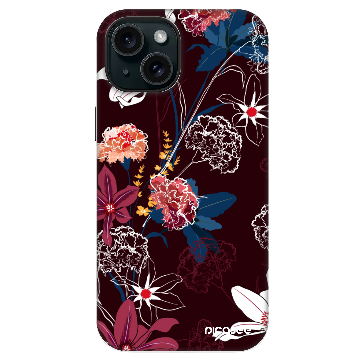 Picasee Fashion Case MagSafe für Apple iPhone 13 - Dark Meadow