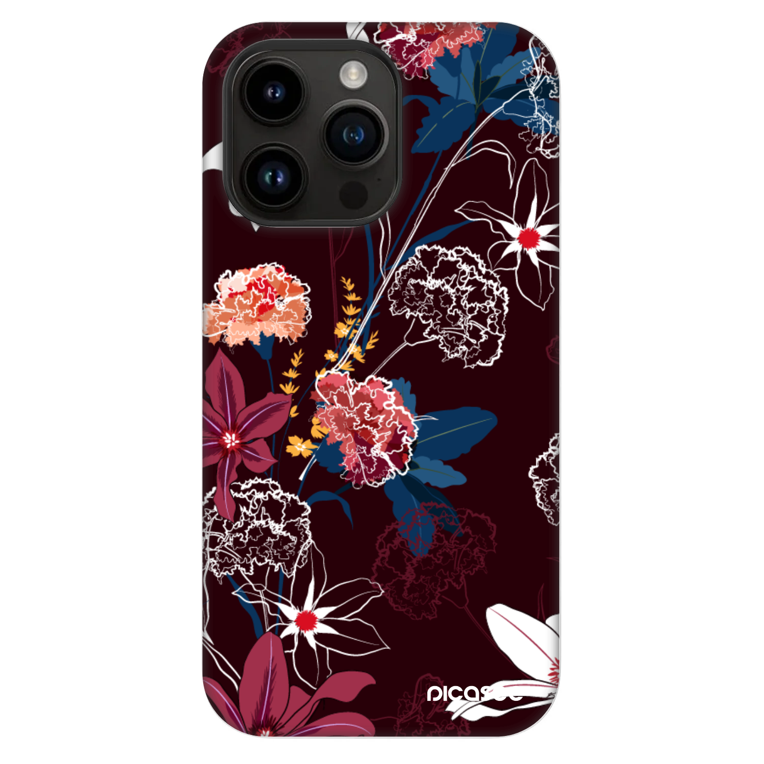 Picasee Fashion Case MagSafe für Apple iPhone 14 Pro Max - Dark Meadow
