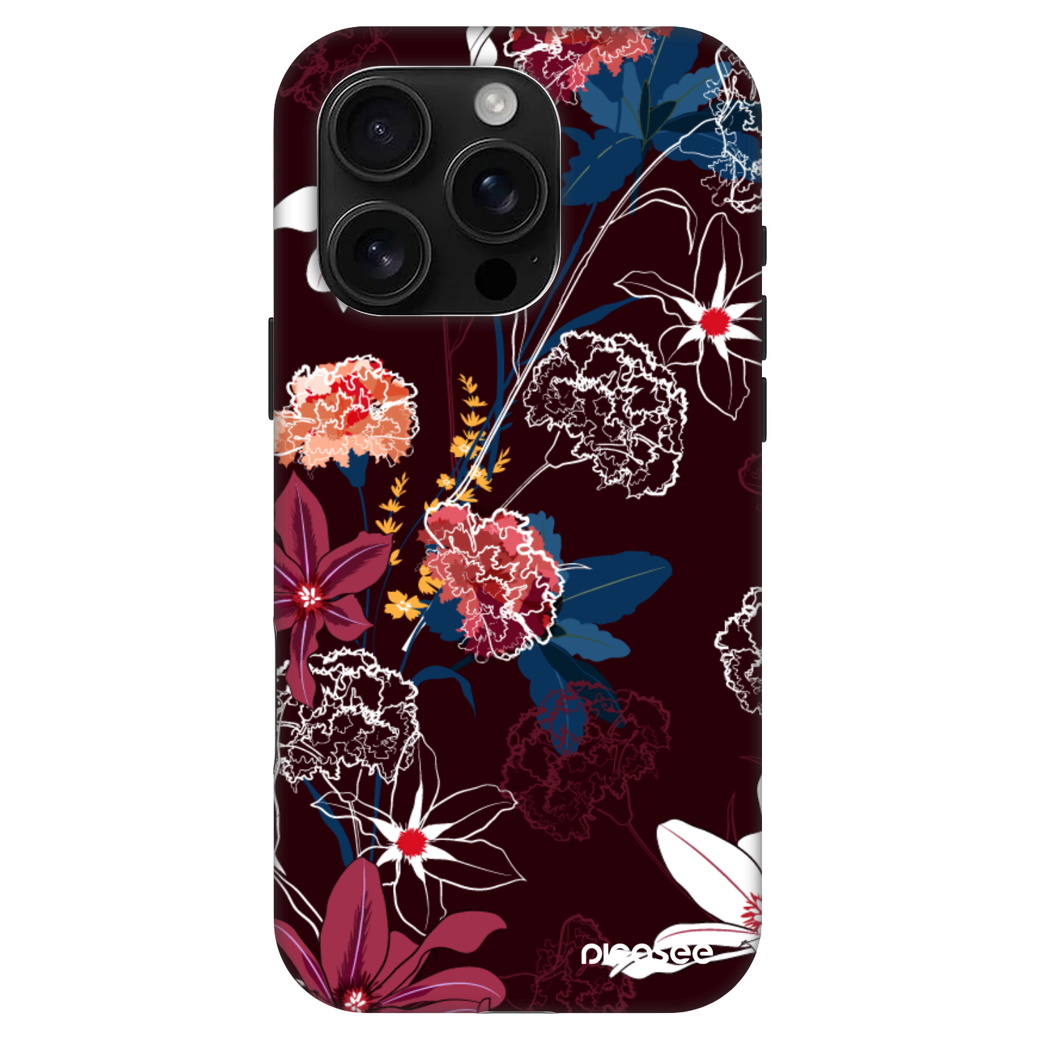 Picasee Fashion Case MagSafe für Apple iPhone 16 Pro - Dark Meadow