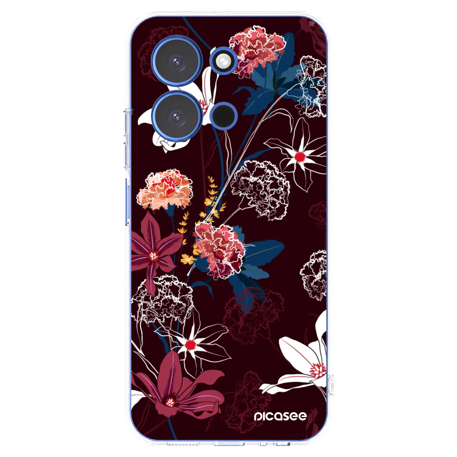 Picasee Xiaomi Redmi 15C 4G Hülle - Transparentes Silikon - Dark Meadow