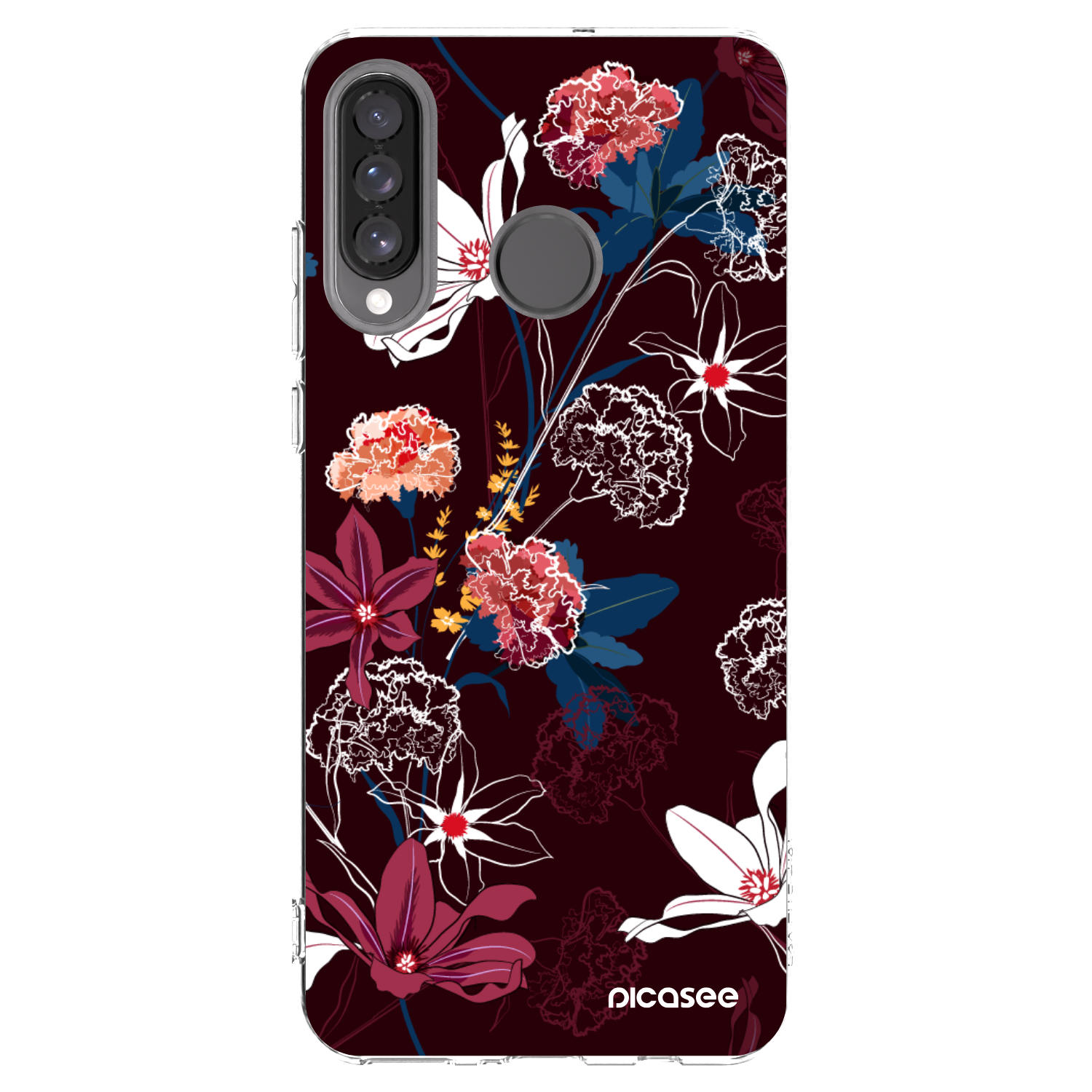 Picasee Huawei P30 Lite Hülle - Transparentes Silikon - Dark Meadow