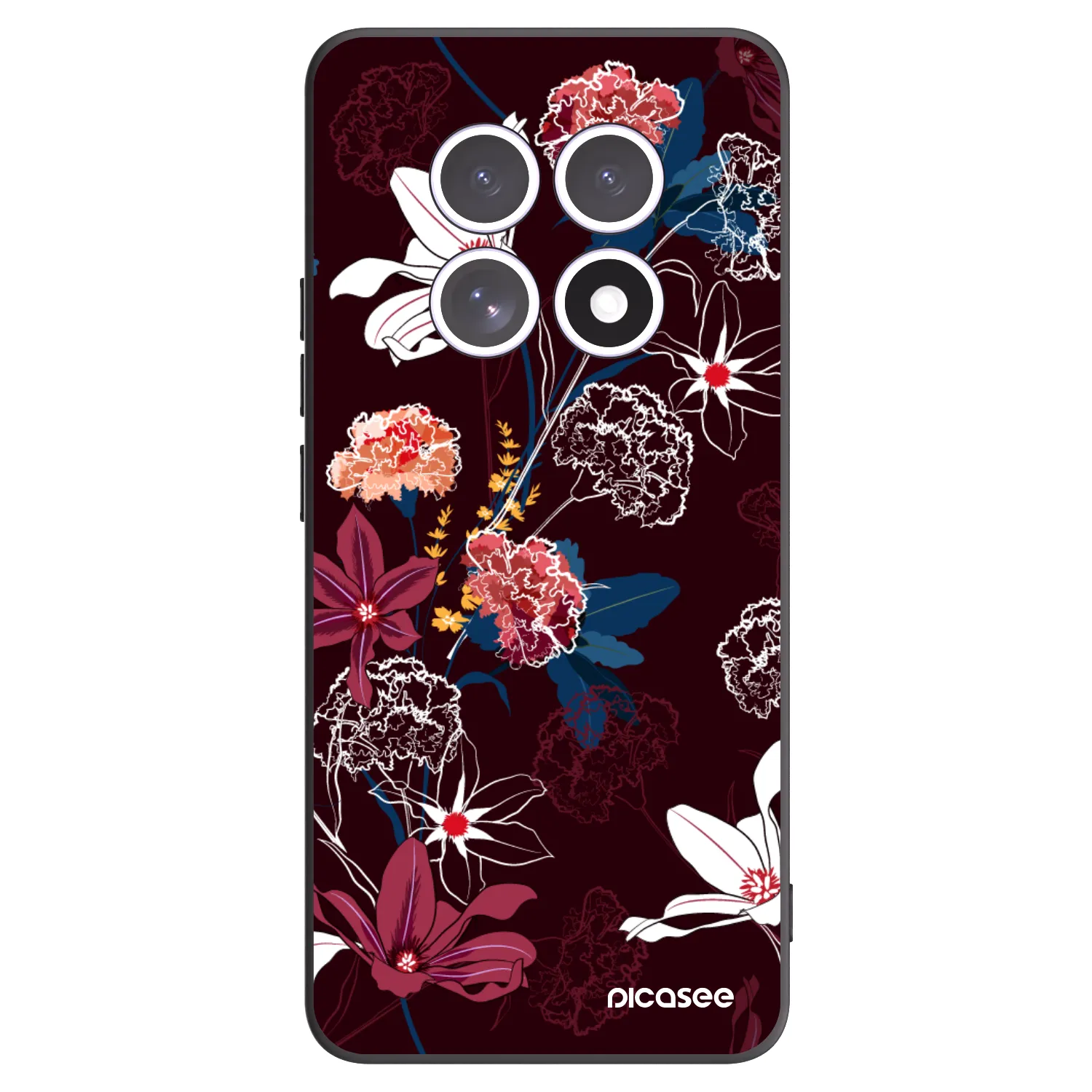 Picasee Xiaomi Redmi Note 15 5G Hülle - Schwarzes Silikon - Dark Meadow