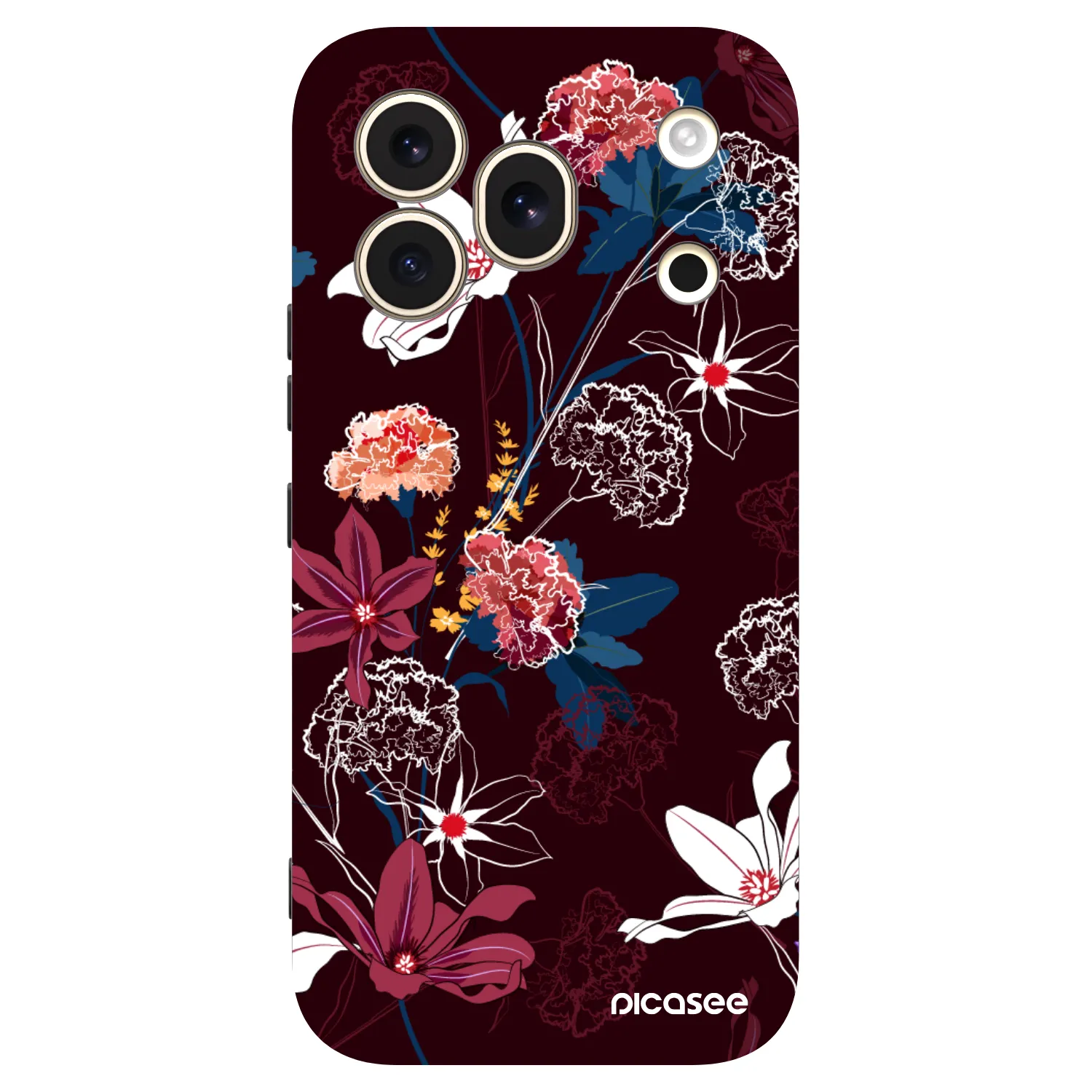 Picasee Honor 600 Pro Hülle - Schwarzes Silikon - Dark Meadow