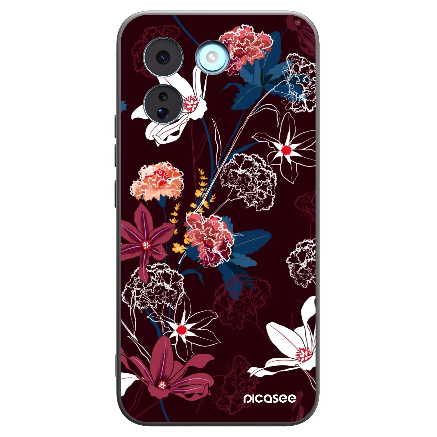 Picasee Xiaomi Redmi Note 17 Pro MAX 5G Hülle - Schwarzes Silikon - Dark Meadow