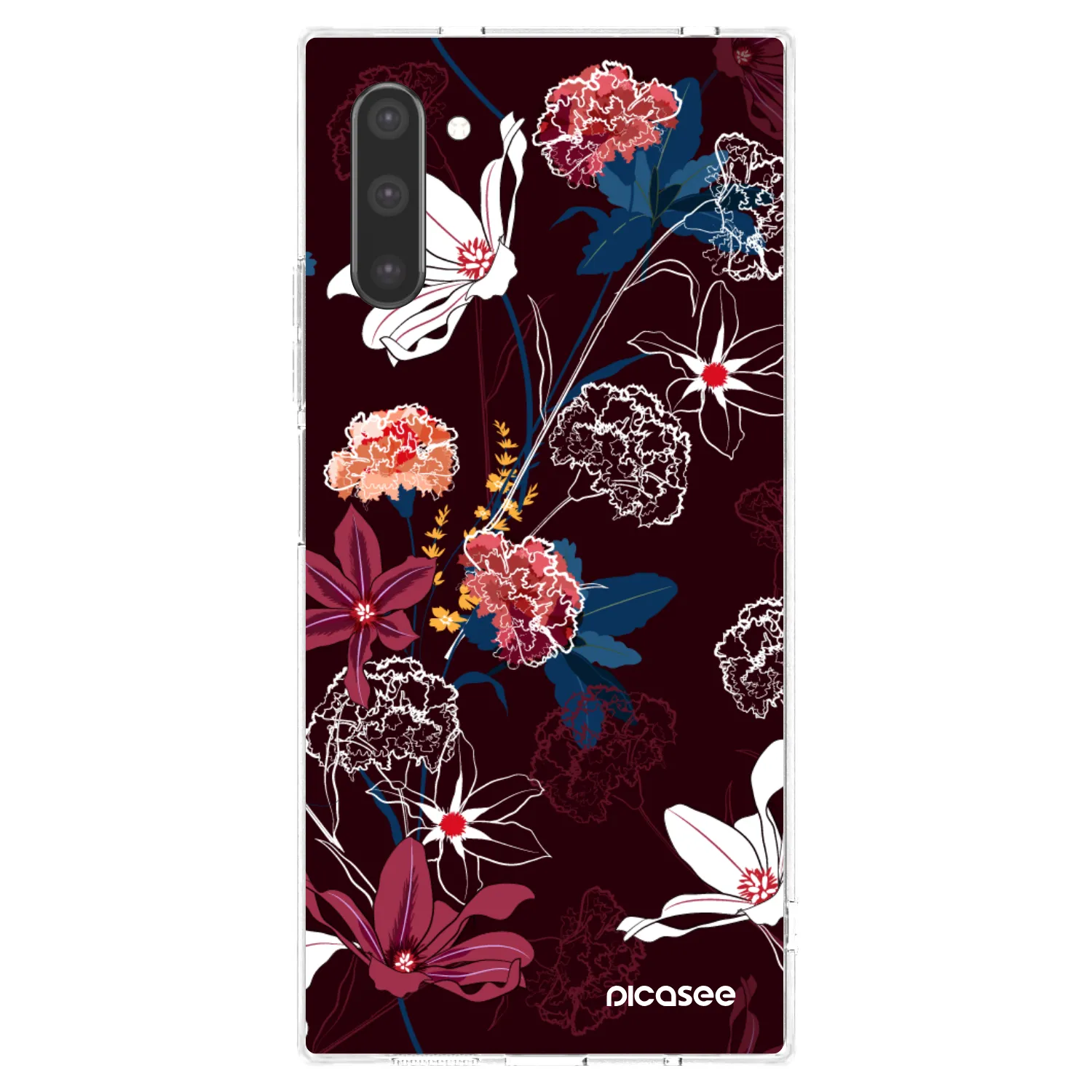 Picasee Samsung Galaxy Note 10 N970F Hülle - Transparentes Silikon - Dark Meadow