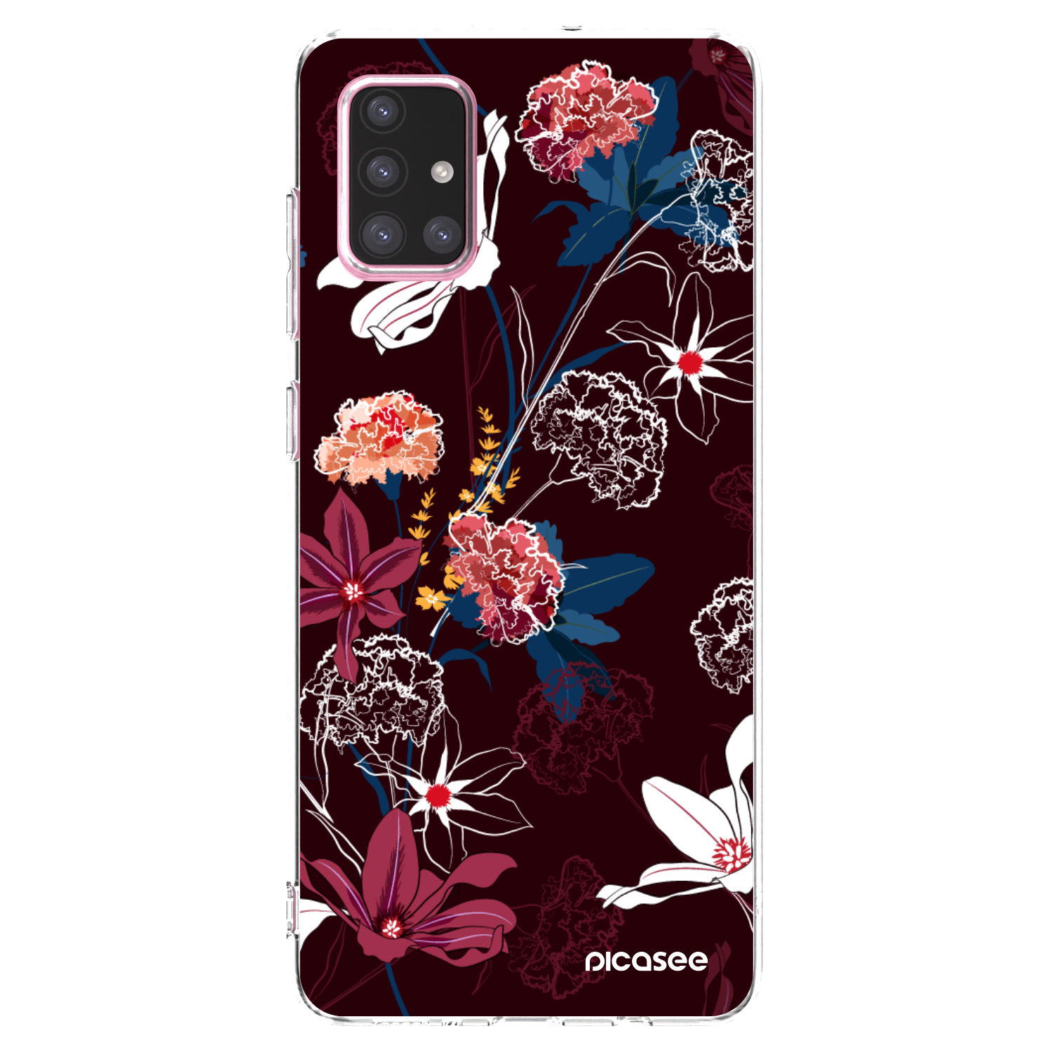 Picasee Samsung Galaxy A71 A715F Hülle - Transparentes Silikon - Dark Meadow