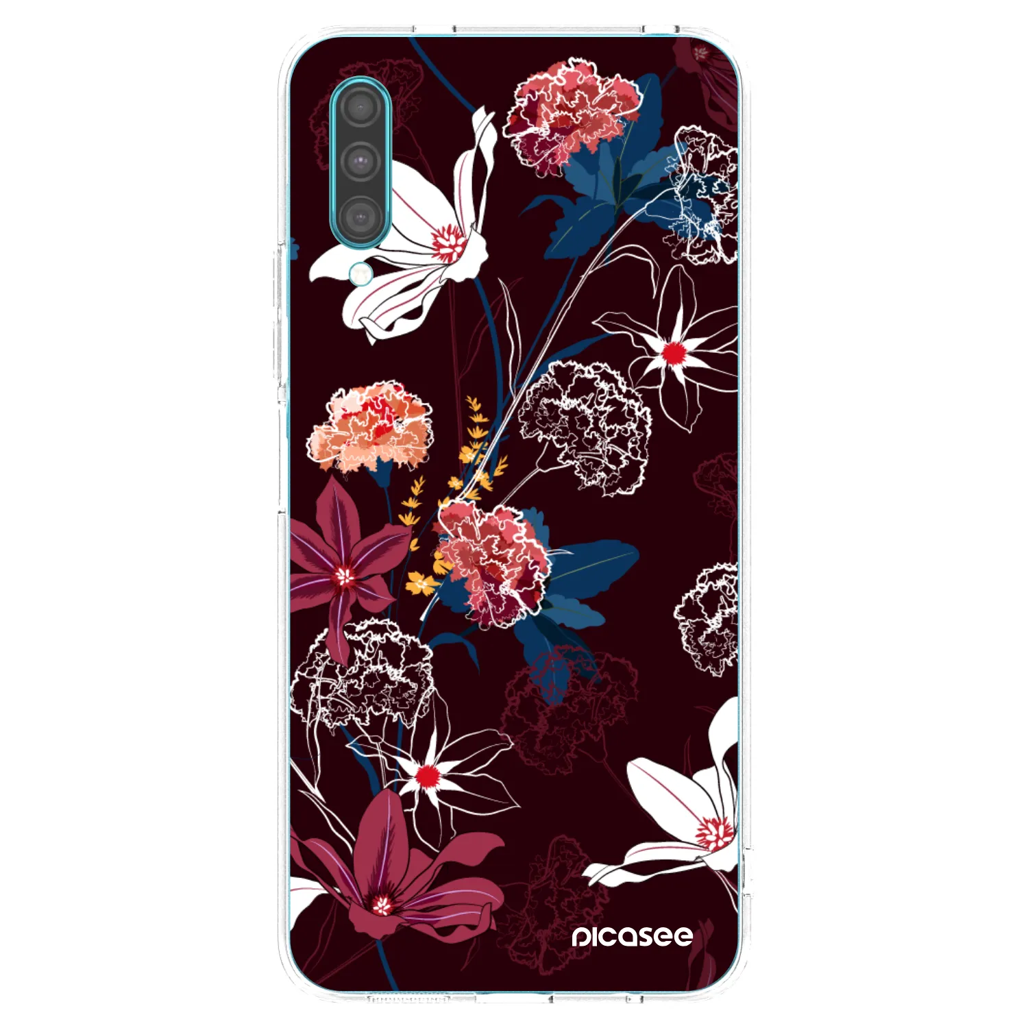 Picasee Samsung Galaxy A30s A307F Hülle - Transparentes Silikon - Dark Meadow