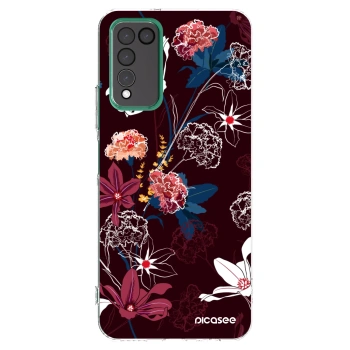 Picasee Honor 10X Lite Hülle - Transparentes Silikon - Dark Meadow