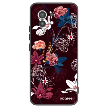 Picasee Xiaomi Mi 11 Hülle - Schwarzes Silikon - Dark Meadow