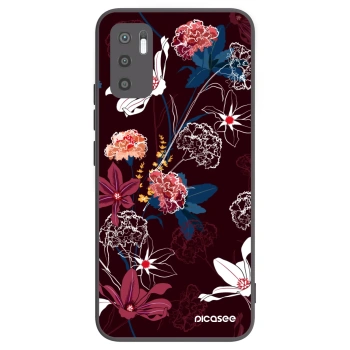 Picasee Xiaomi Redmi Note 10 5G Hülle - Schwarzes Silikon - Dark Meadow