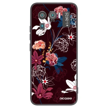 Picasee Xiaomi Mi 11 Ultra Hülle - Schwarzes Silikon - Dark Meadow