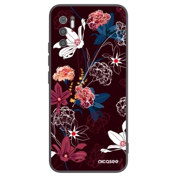 Picasee Xiaomi Poco M3 Pro 5G Hülle - Schwarzes Silikon - Dark Meadow