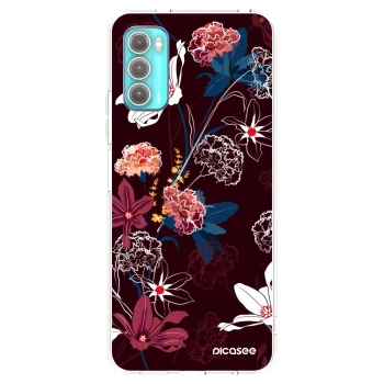 Picasee Motorola Moto G60 Hülle - Transparentes Silikon - Dark Meadow