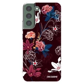 Picasee Samsung Galaxy S22+ 5G Hülle - Transparentes Silikon - Dark Meadow
