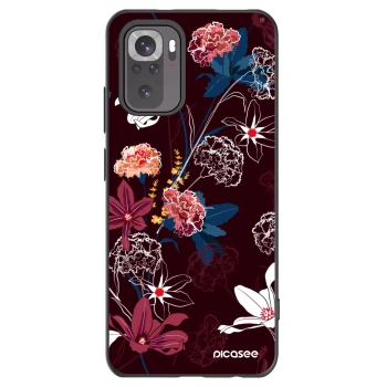 Picasee Xiaomi Redmi Note 11S 4G Hülle - Schwarzes Silikon - Dark Meadow