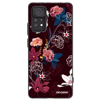 Picasee Xiaomi Redmi Note 11 Pro 5G Hülle - Schwarzes Silikon - Dark Meadow
