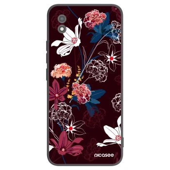 Picasee Realme C11 (2021) Hülle - Schwarzes Silikon - Dark Meadow