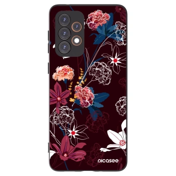 Picasee Samsung Galaxy A33 5G A336 Hülle - Schwarzes Silikon - Dark Meadow