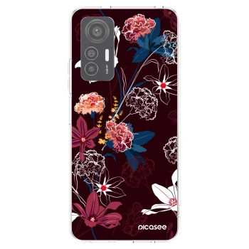 Picasee Xiaomi 12 Lite Hülle - Transparentes Silikon - Dark Meadow