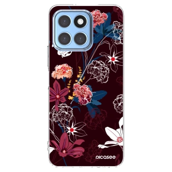 Picasee Honor X8 5G Hülle - Transparentes Silikon - Dark Meadow