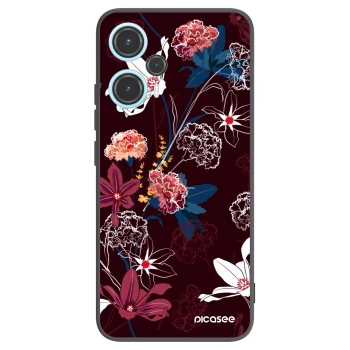 Picasee Xiaomi Poco F5 Hülle - Schwarzes Silikon - Dark Meadow