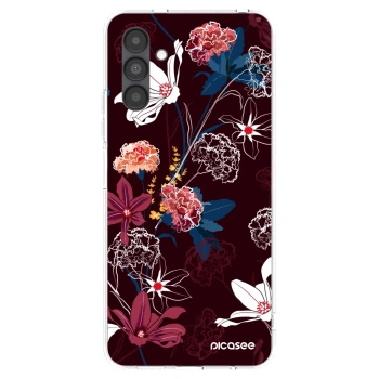 Picasee Samsung Galaxy A04s A047F Hülle - Transparentes Silikon - Dark Meadow