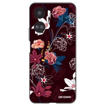 Picasee Honor 90 Lite 5G Hülle - Schwarzes Silikon - Dark Meadow