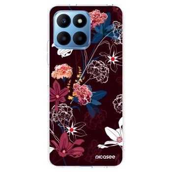 Picasee Honor 70 Lite Hülle - Transparentes Silikon - Dark Meadow