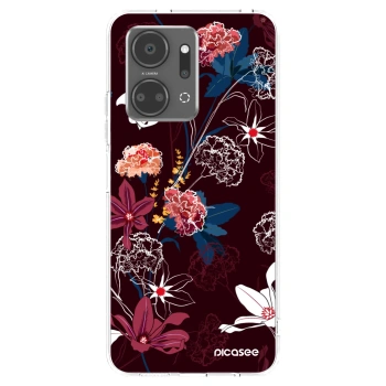 Picasee Honor X7a Hülle - Transparentes Silikon - Dark Meadow