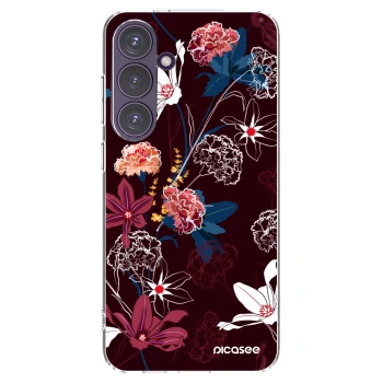 Picasee Samsung Galaxy S24+ S926B 5G Hülle - Transparentes Silikon - Dark Meadow