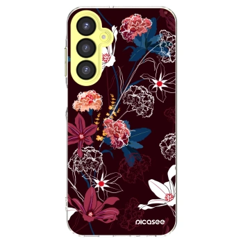 Picasee Samsung Galaxy A25 A256B 5G Hülle - Transparentes Silikon - Dark Meadow