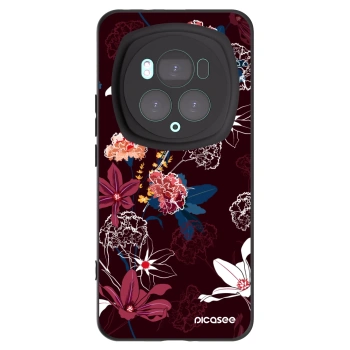Picasee Honor Magic6 Pro Hülle - Schwarzes Silikon - Dark Meadow