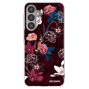 Picasee Samsung Galaxy A16 5G Hülle - Transparentes Silikon - Dark Meadow
