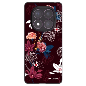 Picasee Xiaomi Redmi Note 14 Pro 4G Hülle - Schwarzes Silikon - Dark Meadow