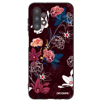 Picasee Samsung Galaxy A13 5G Hülle - Schwarzes Silikon - Dark Meadow