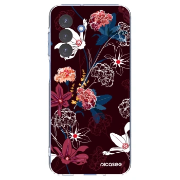 Picasee Samsung Galaxy A17 5G Hülle - Transparentes Silikon - Dark Meadow