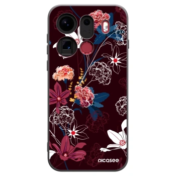 Picasee OPPO Find X9 Pro Hülle - Schwarzes Silikon - Dark Meadow
