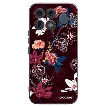 Picasee Xiaomi Poco F8 Ultra Hülle - Schwarzes Silikon - Dark Meadow