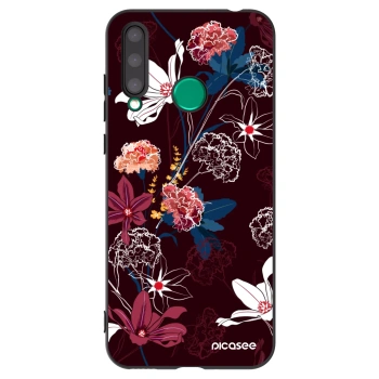 Picasee Honor 20 Lite Hülle - Schwarzes Silikon - Dark Meadow